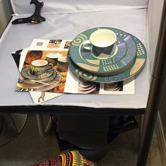 MIKASA INTAGLIO LIFE STYLE 5 PIECE SETTING DINNER FOR 1 - Picture 7 of 9